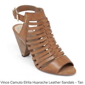 VINCE CAMUTO Tan ‘Elrita' Sandal Size 6.5